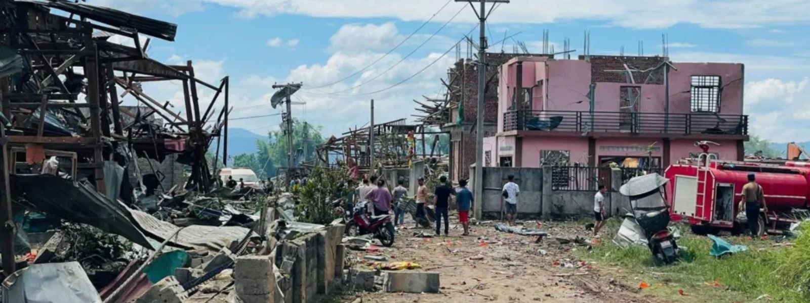 Huge blast kills dozens in Village in Myanmar